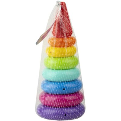 Игрушка Пирамида Классика 25 см, 9 дет. (в сетке),У1059, 2527276