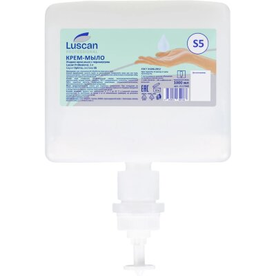 Картридж с жидким крем-мылом перламутр Luscan Prof Optima S5, 1л, 2117048
