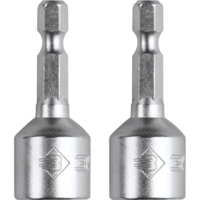 Бита с торцевой головкой ЗУБР магнит. 1/4&amp;#039;&amp;#039;,Cr-V, 13х45мм,2шт.(26392-13-02), 1231079