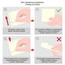 Стикеры с клеев. краем 38х51, неон, 4 цвета  50х4, 383715