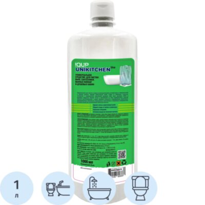 Средство для сантехники универсальное Unikitchen lite IQUP 1л, 2386492
