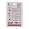 Штамп самонаборный NEW Printer С30-Set 5 стр.18х47мм 2 кассы корпус черный, 1742604