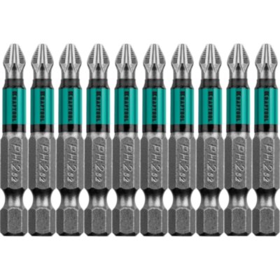 Бита KRAFTOOL Optimum Line PH2, 50 мм, тип E, 10 шт/уп (26122-2-50-10), 1711818