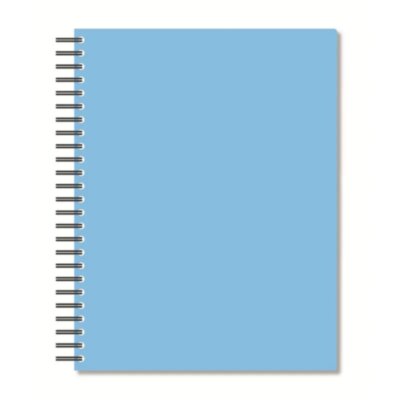 Бизнес-тетрадь А5,96л,кл,спир,пластик,тон.бл. Attache Bright colours Голуб, 1223702