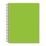 Бизнес-тетрадь А5,96л,кл,спир,пластик,тон.бл. Attache Bright colours Лайм, 1223700