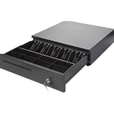 Денежный ящик PayTor HT-410P электромеханический (распайка Epson) черный, 2179491