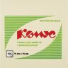 Стикеры КОМУС с клеев.краем Куб 76х76 желтый 400л, 154925