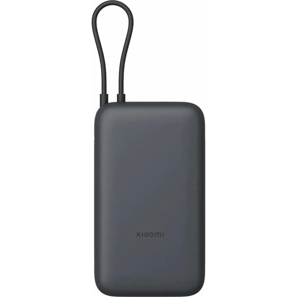 Внешний аккумулятор с встр.каб. Xiaomi BHR9740GL 20000mAh GL Dark Gray, 2427528
