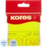 Стикеры Kores бум.для зам. 75х75 неоновая желтая 100л. '47076/47093, 330460