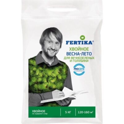 Удобрение Хвойное для вечнозелёных. Весна  5кг, Ф03460, 2239811