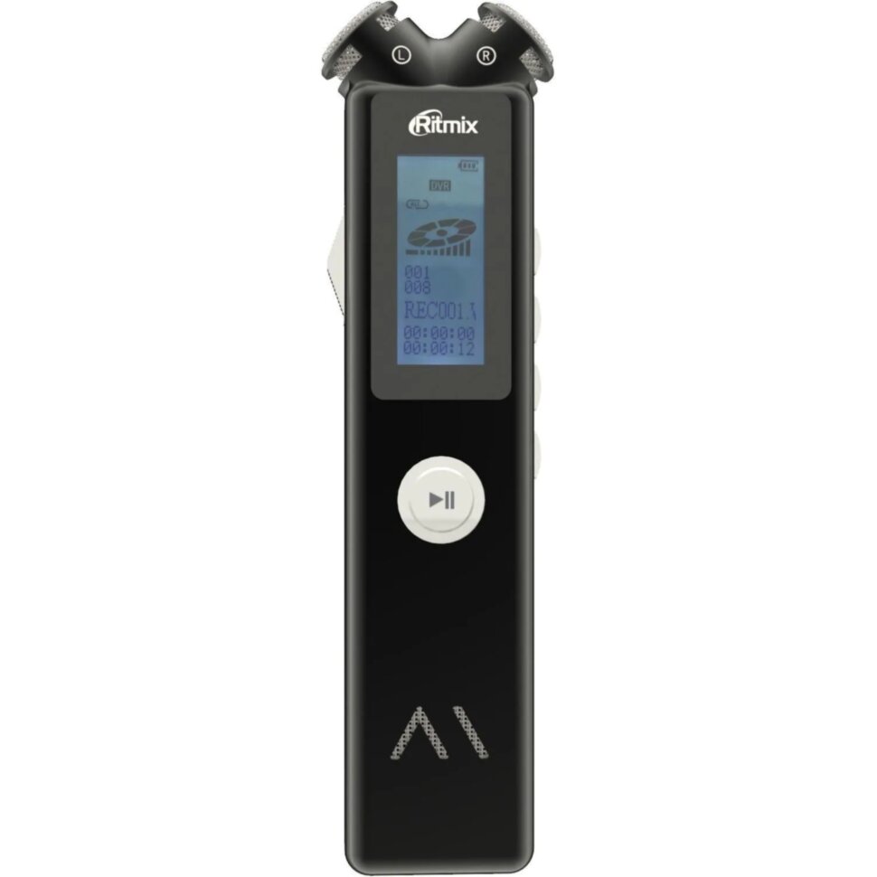Диктофон цифровой Ritmix RR-145 16GB Black, 1747496