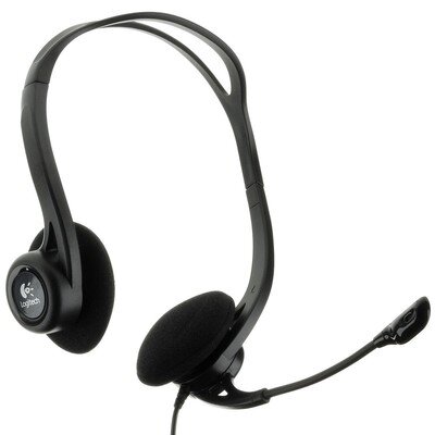 Гарнитура Logitech Headset PC 960, Stereo, OEM, USB, [981-000100], 463669