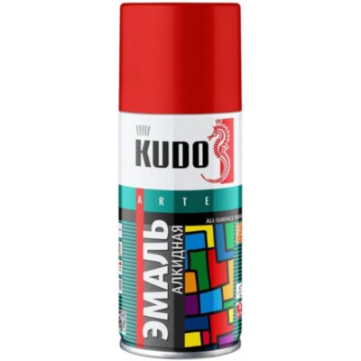 Краска аэрозоль ral 3020  красный 210 мл (1/12) kudo ku-1003.1, 2428939