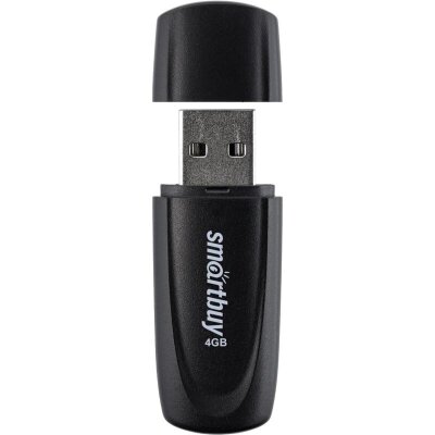 Флеш-память SmartBuy UFD 2.0 004GB Scout Black (SB004GB2SCK), 1814449