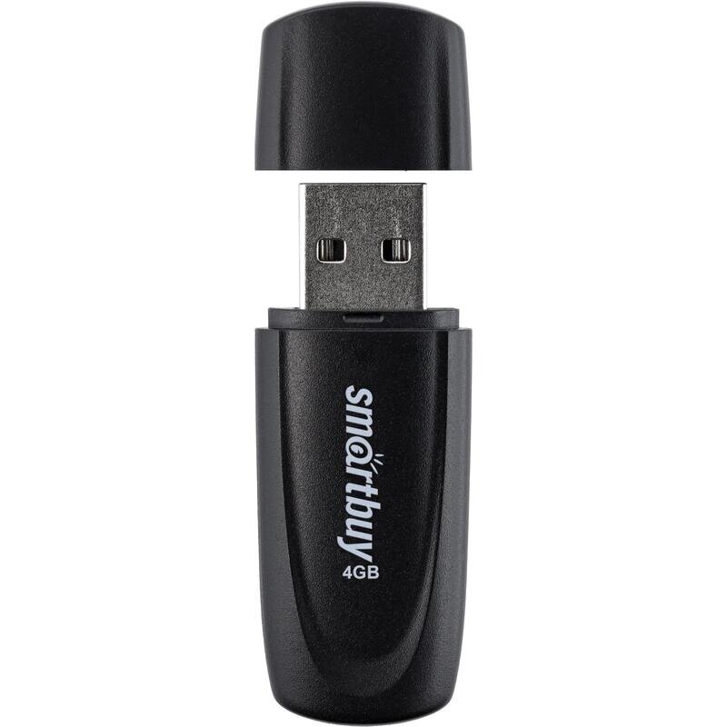 Флеш-память SmartBuy UFD 2.0 004GB Scout Black (SB004GB2SCK), 1814449