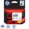 Картридж струйный HP 650 CZ102 цв. для DJ Ink Advantage 2515/3515, 267181