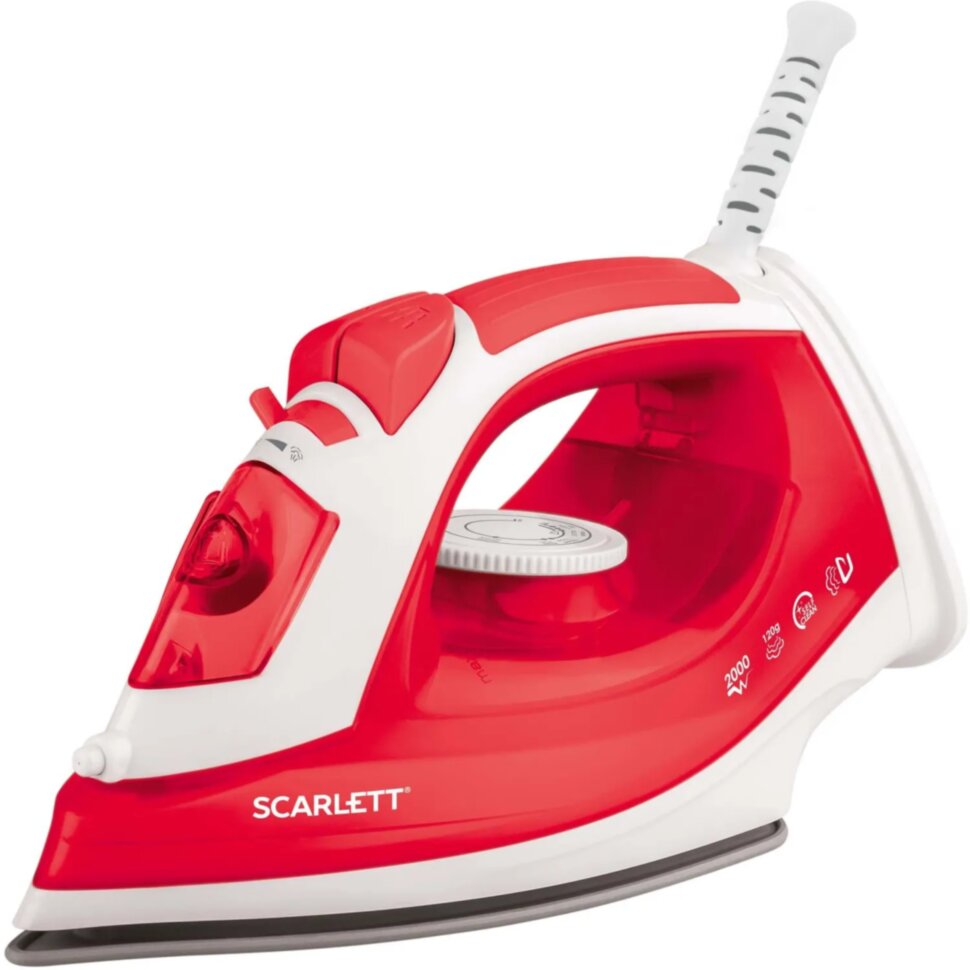 Утюг SCARLETT SC-SI30P15, 2000Вт, красный, 1640498