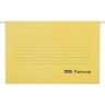 Папка подвесная Attache Foolscap, картон желтый, до 200л., 5шт/уп, 1554459