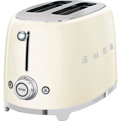 Тостер SMEG TSF01CREU,2 ломтика, кремовый, 2372863