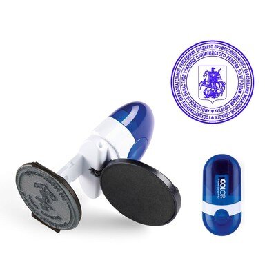 Оснастка для печати кругл. карман. Pocket Stamp R40 индиго Colop, 73901