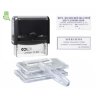 Штамп самонаборный NEW Printer С40-Set-F 6/4стр+рам.23х59мм 2кассы кор.черн, 1742605