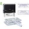 Штамп самонаборный NEW Printer С40-Set-F 6/4стр+рам.23х59мм 2кассы кор.черн, 1742605