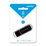 Флеш-память Smartbuy Crown, 8Gb, USB 2.0, чер, SB8GBCRW-K, 445904