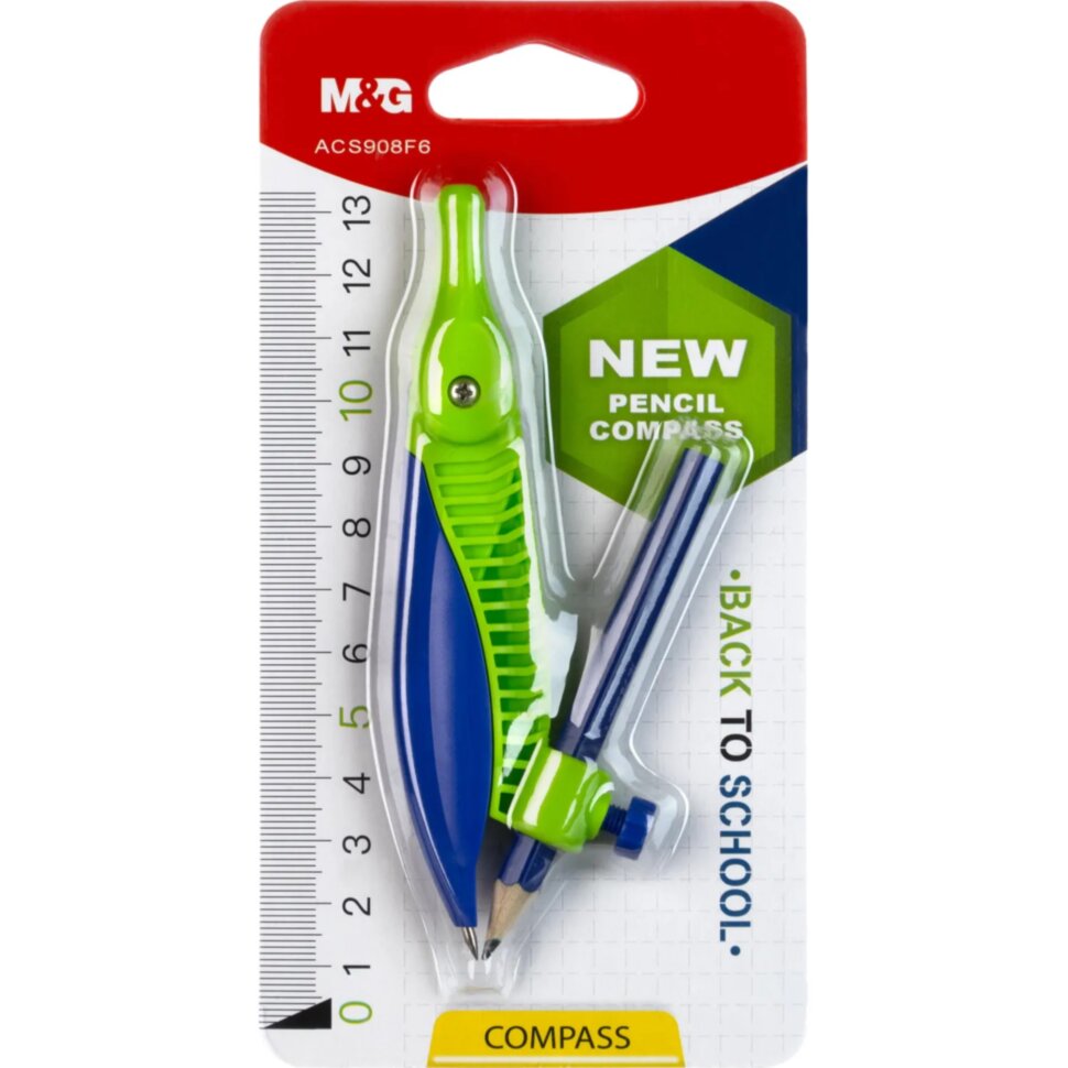 Циркуль M&G Wood pencil compass 908F6, 1909259