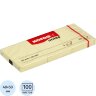 Стикеры Kores бум.для зам. 50х40 желтая 100л. 3шт./уп. '46050, 63470