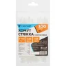 Хомут стяжка нейлоновая Topfort 3х100 (2,5х100 мм) белый 100 шт/уп, 2097652
