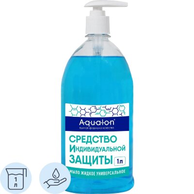 Мыло жидкое AQUALON очищающее, 1 л, 2072604