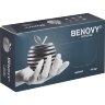 Перчатки нитрил, н/c, н/о, текстур, Benovy (M) 50п/уп, белый, 1599275