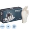 Перчатки нитрил, н/c, н/о, текстур, Benovy (M) 50п/уп, белый, 1599275