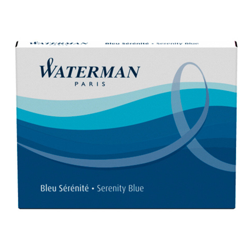 Картридж чернильн для пер.ручки WATERMAN Cartridge Size Stand син S0110860, 328785