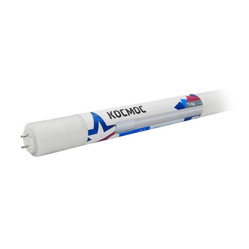 Лампа светодиодная Космос Lksm_LED10wG13T840GL 10Вт G13 Т8 4000К нейтр.бел, 1240271