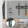 Кронштейн Onkron для телевизора 35-65 фиксированный, черный FM5, 1777666