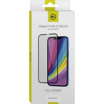 Защитное стекло Red Line iPhone 16 FULL GLUE черный(УТ000039563), 2146499