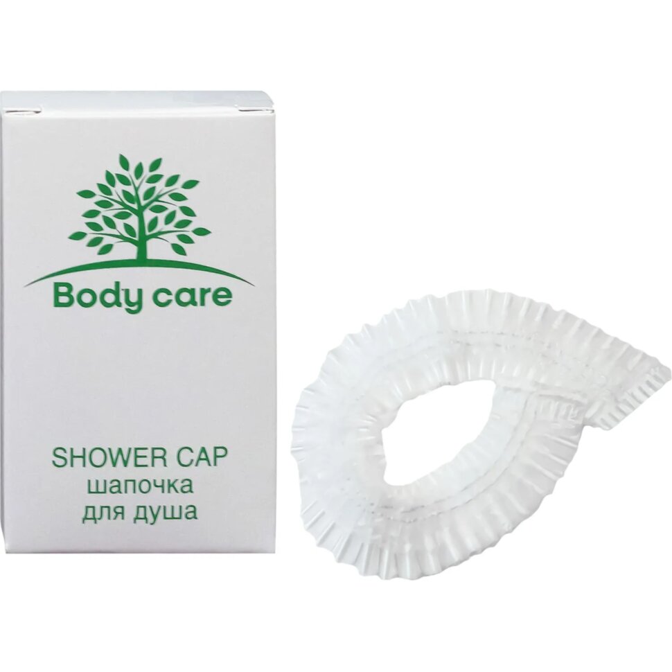 Шапочка для душа Luscan Body care картон, 250шт/уп, 1607535