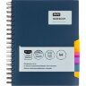 Бизнес-тетрадь B5,200л,кл,греб Attache Selection Office book синийметаллик, 888113