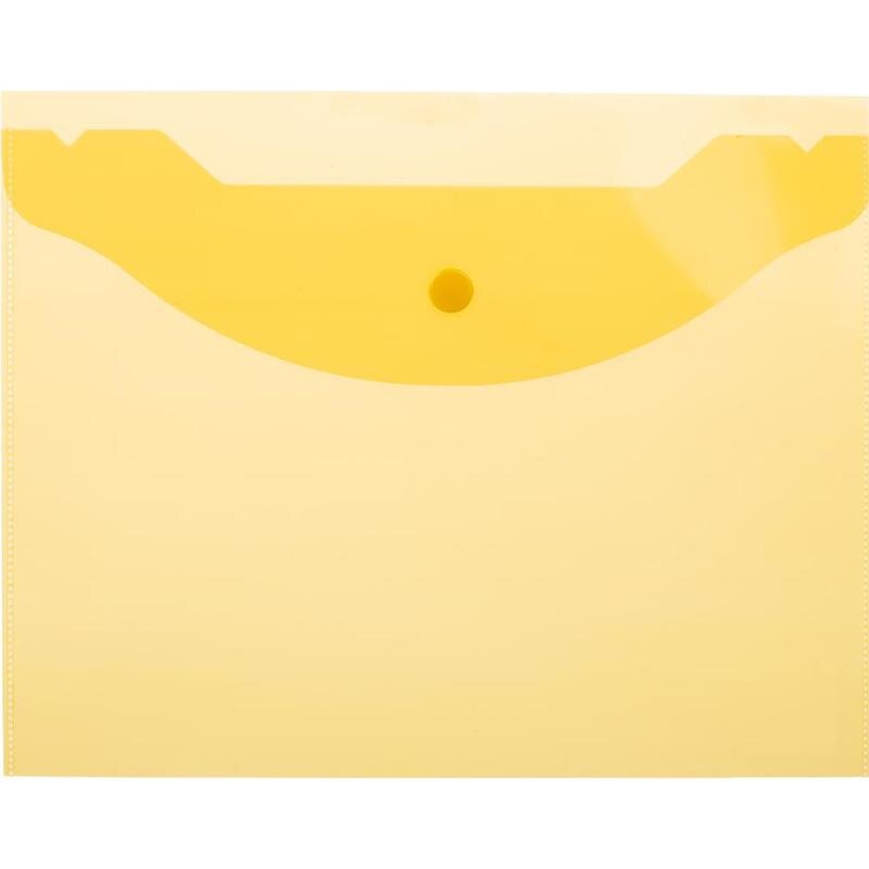 Папка-конверт на кнопке А5,190x240мм,Attache, 180мкм, 10шт.уп , ассорти, 1019524