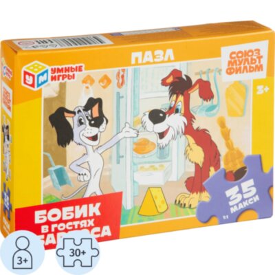 Пазл puzzle 35 эл. Бобик в гостях у Барбоса,4660254456068, 2481553