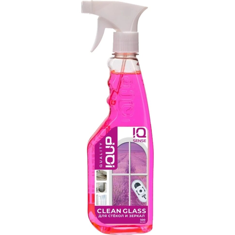 Средство для стекол и зеркал IQUP Clean Glass 500мл триггер_Отрада, 2472425