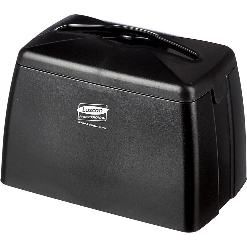 Диспенсер для салфеток Luscan Professional MAXI N4 черный 1331B, 1012168