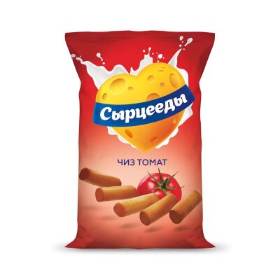 Снеки Сыр копченый Сырцееды томат, 23г, 1622068