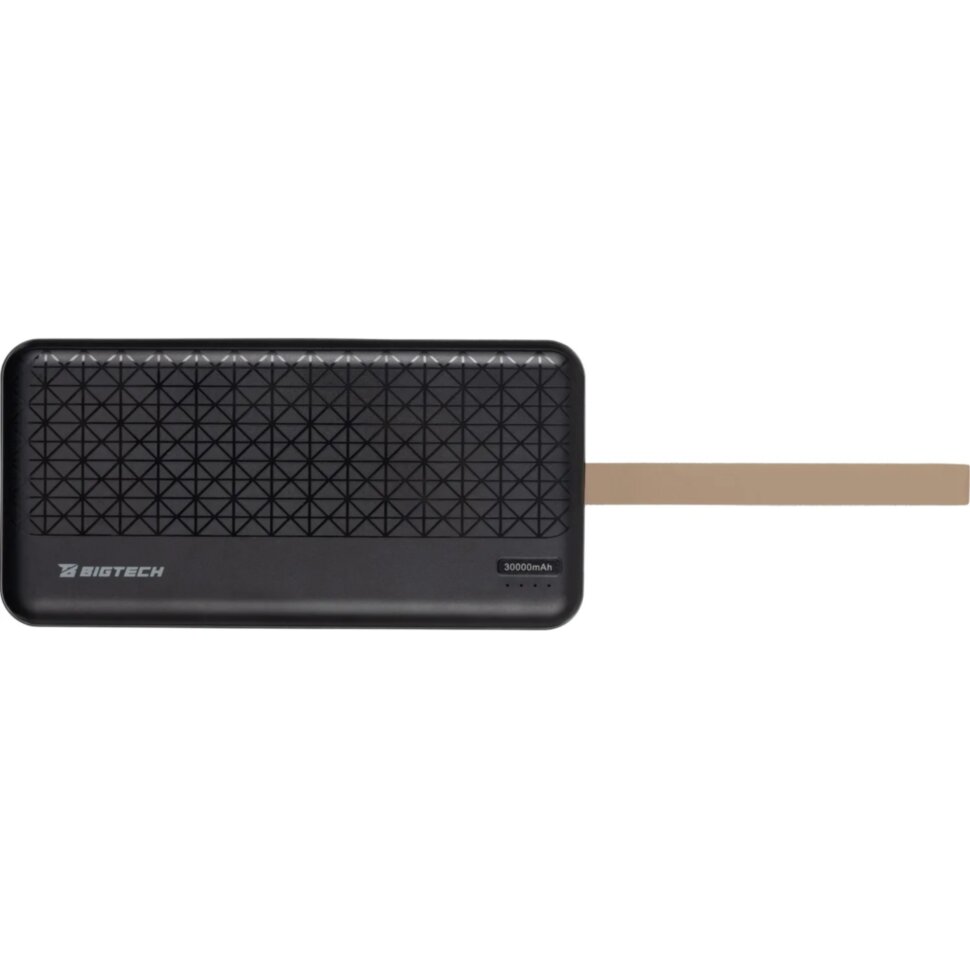 Внешний аккумулятор BigTech (BT-PB-30-BL-5) 30000 mAh черный, 2176202