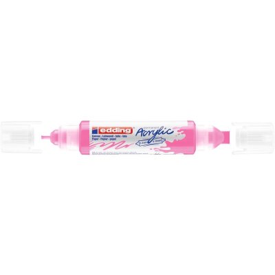 Маркер акриловый двусторонний 3D Edding 5400/069.Флюоресц розовый/Neonpink, 1327892