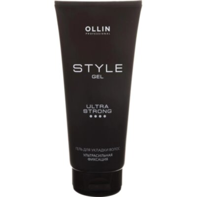 Гель для укладки волос OLLIN STYLE ультрасильной фиксации 200 мл, 2047520
