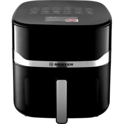 Аэрогриль BRAYER 2040BR,1800Вт,10л,t.200С,съем.реш,таймер,LCD-дисп,12прогр, 2280924