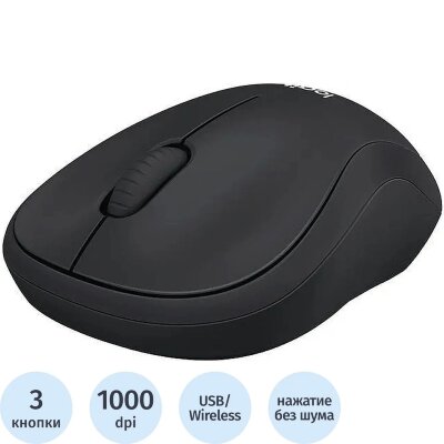 Мышь компьютерная Logitech WRL B220 SILENT 910-005553, 1822211