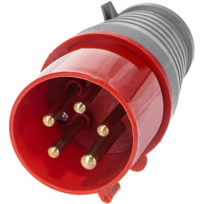 Вилка для розетки эл. каб. IEK  32А 3P+PE+N 380В IP44 ССИ-025 PSR02-032-5, 1549792